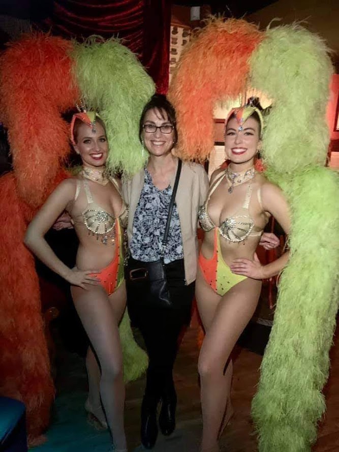 Brag photos of students working overseas
