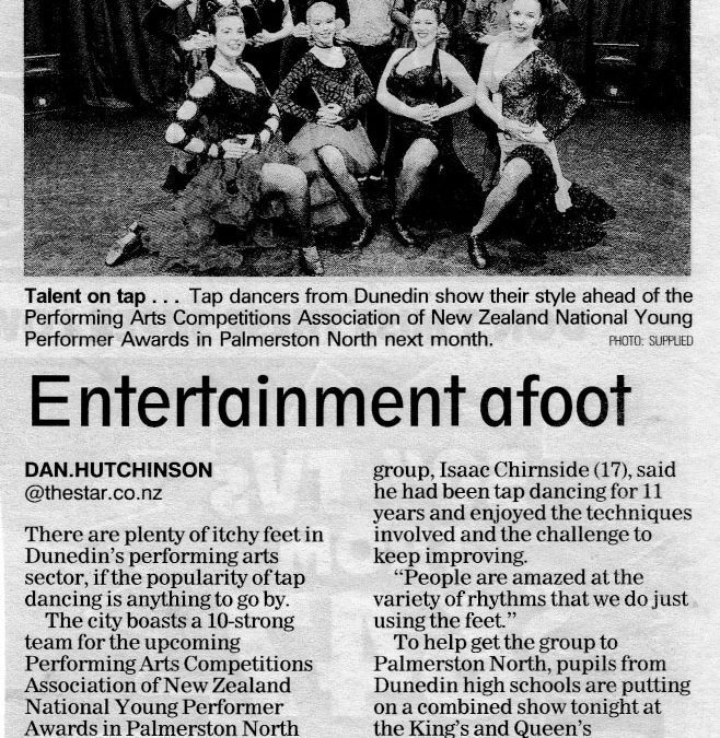 From The Newspaper – “Entertainment Afoot”